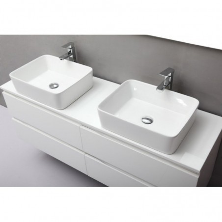 Pack Singapour 150cm Chêne foncé | double vasque Pack Singapour 150cm Chêne foncé | double vasque