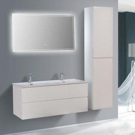 Meuble salle de bain suspendu OPRAH 120 cm - Bellegno