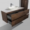 Ensemble meuble de salle de bain Singapour 120 cm | Chêne foncé Ensemble meuble de salle de bain Singapour 120 cm | Chêne foncé