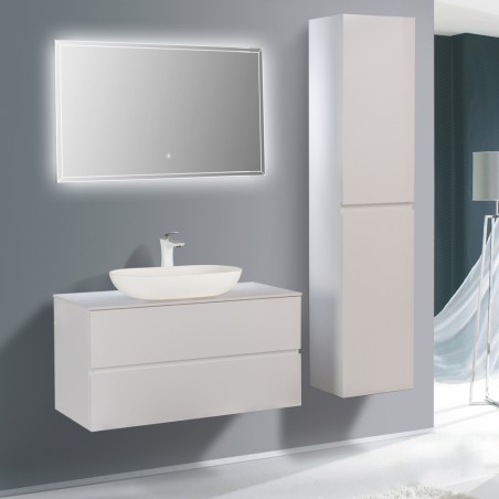 Pack Singapour 100cm Blanc | simple vasque Pack Singapour 100cm Blanc | simple vasque