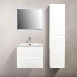 Pack Trinité 60cm Blanc | simple vasque
