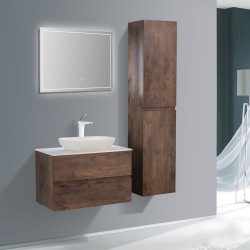 Ensemble Singapour 80 cm | Chêne foncé