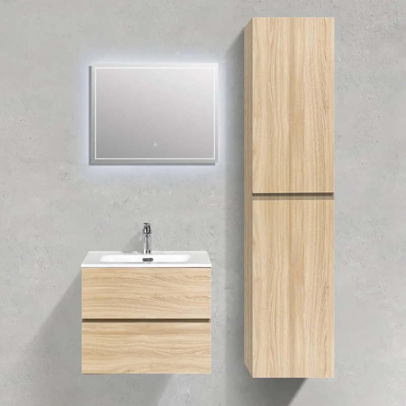 Ensemble salle de bain 60 cm | Chêne clair