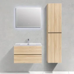 Ensemble salle de bain Trinité 80 cm | Chêne clair