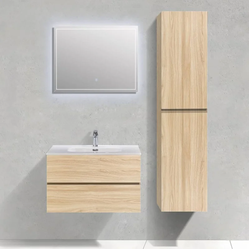 Ensemble salle de bain Trinité 80 cm | Chêne clair
