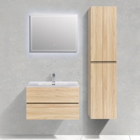 Ensemble salle de bain Trinité 80 cm | Chêne clair Ensemble salle de bain Trinité 80 cm | Chêne clair