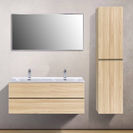 Ensemble salle de bain 120 cm | Chêne clair Ensemble salle de bain 120 cm | Chêne clair