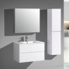 Pack Trinité 80cm Blanc brillant | simple vasque Pack Trinité 80cm Blanc brillant | simple vasque