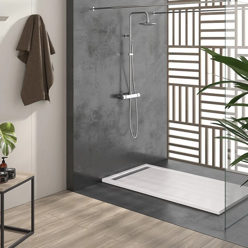 Receveur Duplach Stone CACH Blanc