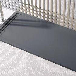 Receveur Duplach CACH Noir 180x90