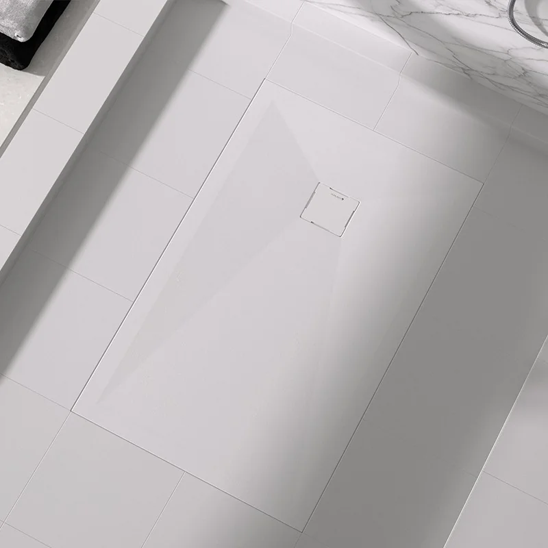 Receveur Duplach Stone HIDDEN Blanc