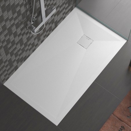 Receveur Duplach Stone HIDDEN Blanc Receveur Duplach Stone HIDDEN Blanc