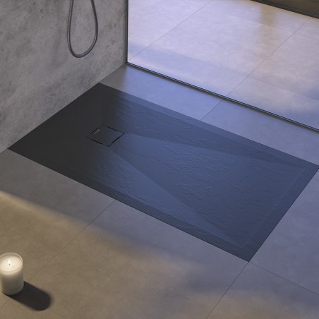 Receveur Duplach Stone HIDDEN Noir Receveur Duplach Stone HIDDEN Noir