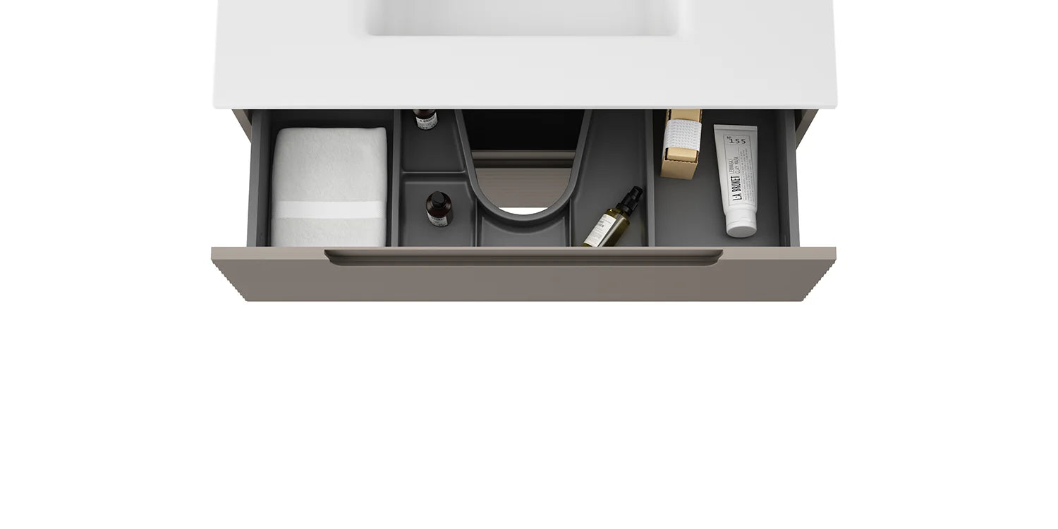 Ensemble KYOTO 80 vasque à poser | Quartz VISOBATH