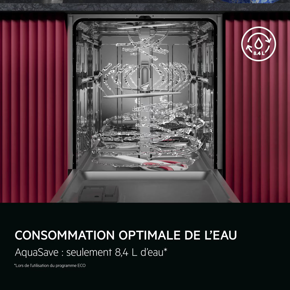Lave-vaisselle encastrable 82 cm GI8222B1SC | AEG AEG