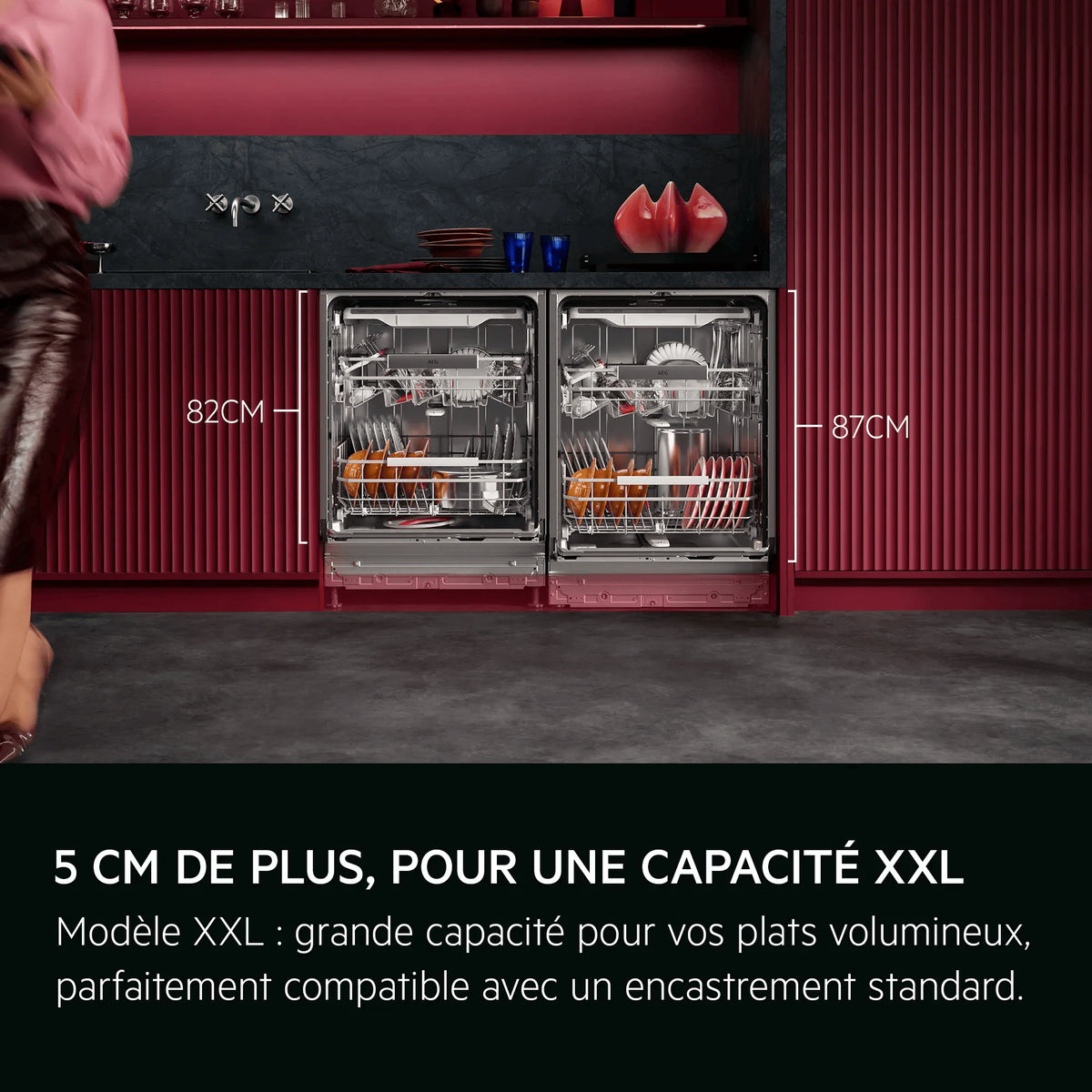 Lave-vaisselle encsatrable 87 cm GI8700B2SC | AEG AEG