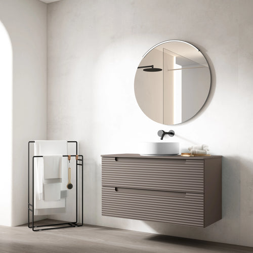 Ensemble KYOTO 100 vasque à poser | Quartz VISOBATH