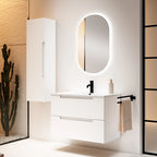 ensembles meubles de salles de bains kyoto 80cm blanc