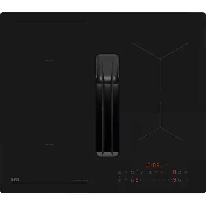 Plaque induction avec hotte intégrée 60 cm AEG NCT64B00CT AEG