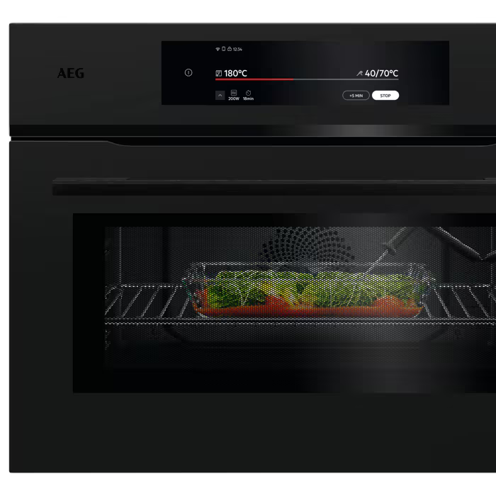 Four micro-ondes combiné encastrable 45 cm NKK9N821T | AEG AEG