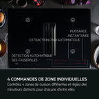 Plaque induction avec hotte intégrée 70 cm AEG TCH74B01CB AEG