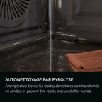 Four encastrable pyrolyse 60 cm NBU5P40SK | AEG AEG