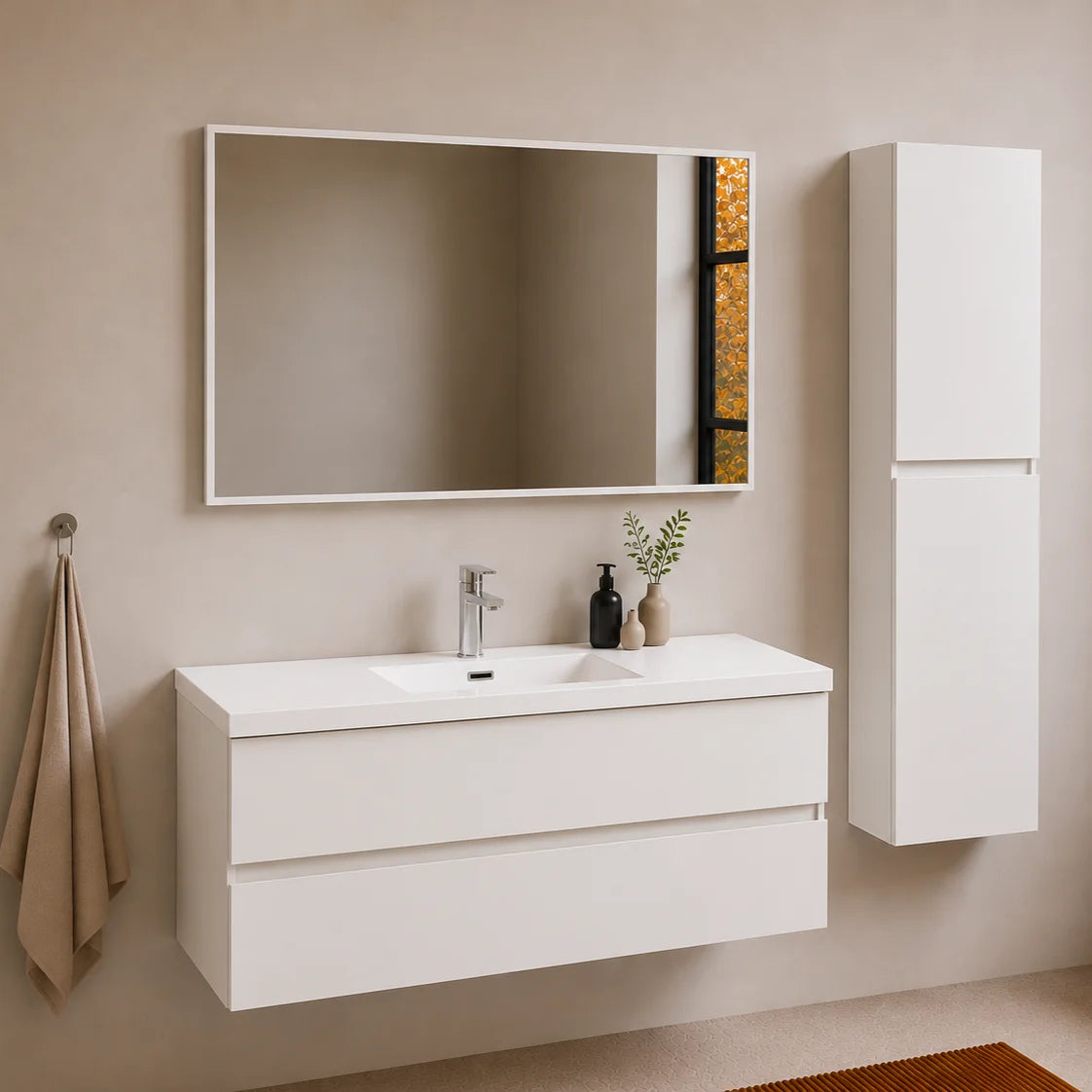 Ensemble Trinité 120 cm | Blanc Carre maison