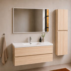 Ensemble Trinité 120 cm | Chêne clair Carre maison