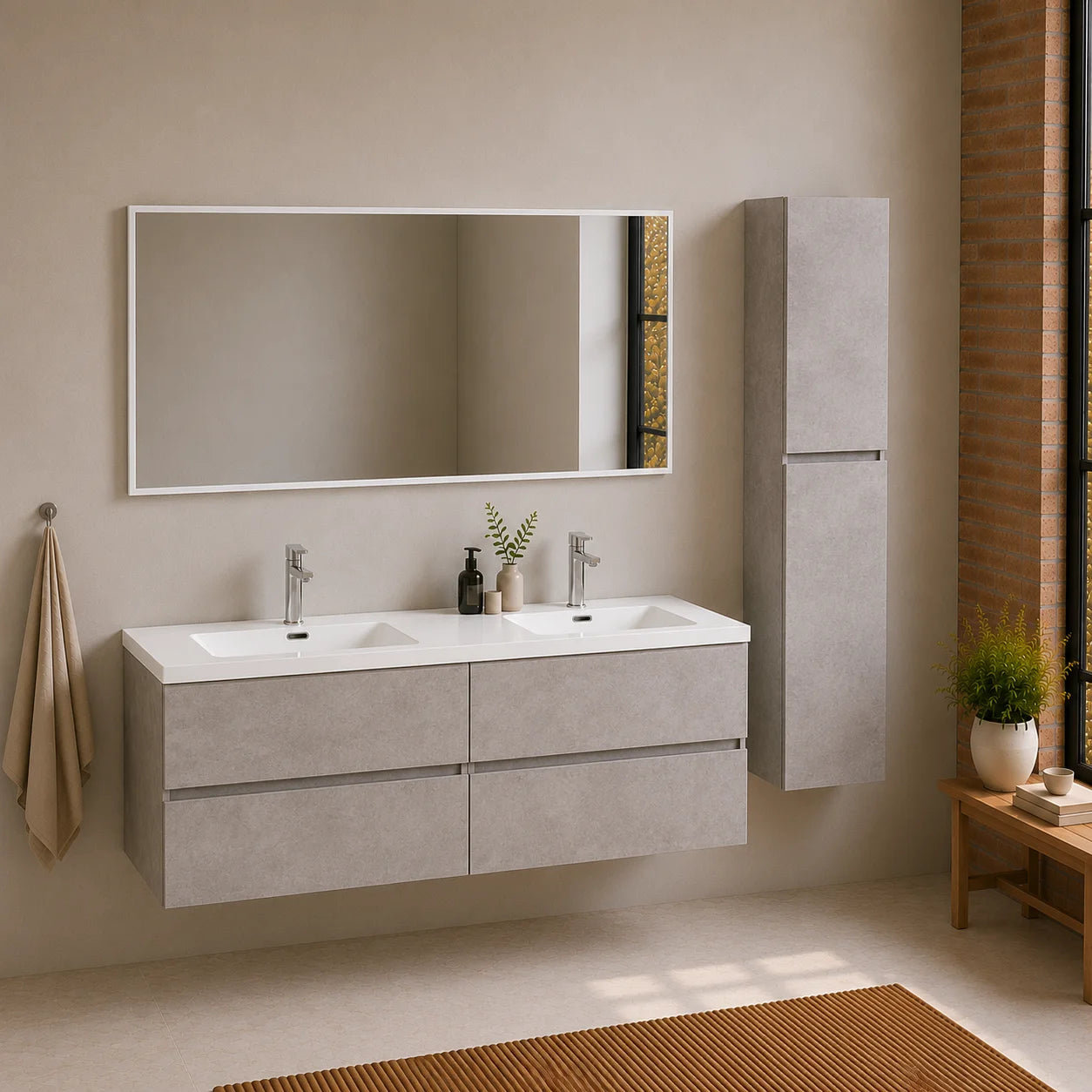 Ensemble Trinité 150 cm | Béton Carre maison