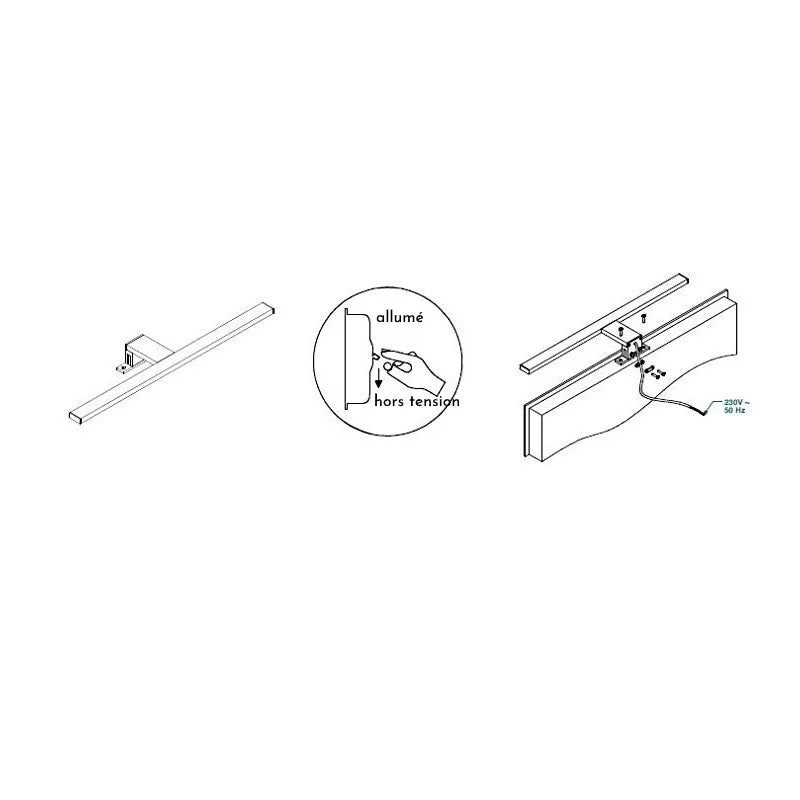 Applique LED Havane Carre maison