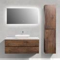 Ensemble Singapour 120 cm | Chêne foncé