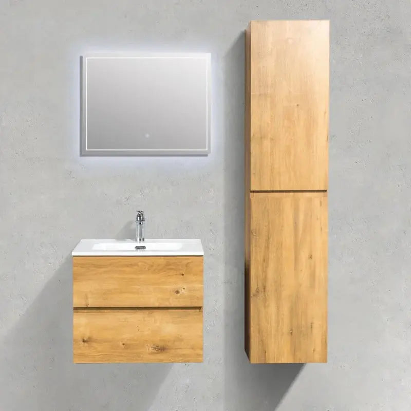 Ensemble Trinité 60 cm | Chêne naturel Carre maison