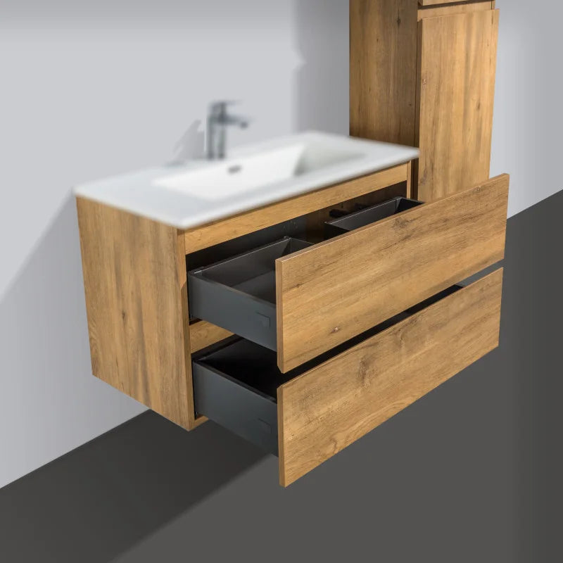 Meuble Trinité 100 cm | Chêne naturel Carre maison