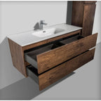 Meuble Trinité 120cm | Chêne foncé Carre maison