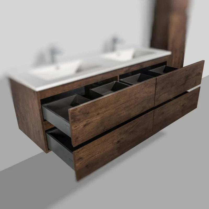 Meuble Trinité 150cm | Chêne foncé Carre maison